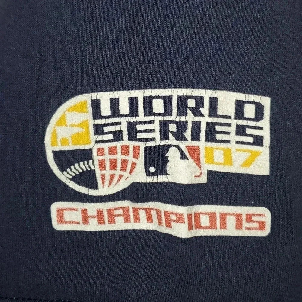 Vintage Jonathan Papelbon #58 2XL Delta Boston Red Sox T-Shirt World Series 2007 - Picture 4 of 14